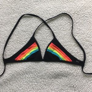 Rainbow Collin Triangle Top
